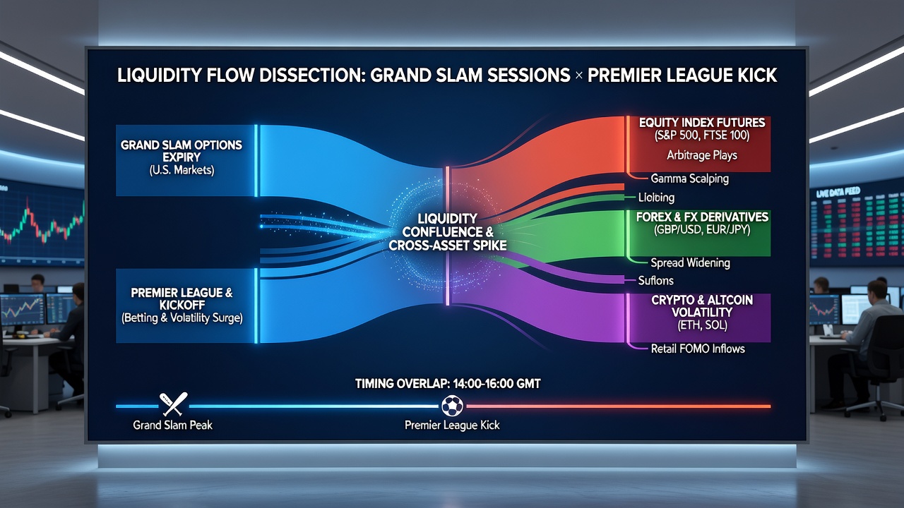 Visualisierung von Marktbewegungen bei gleichzeitigen Tennis- und Fußball-Events