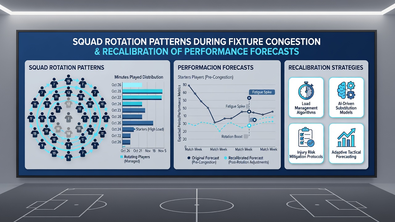 Datenanalyse und Leistungsprognosen bei Mannschaftsrotation im Profifußball