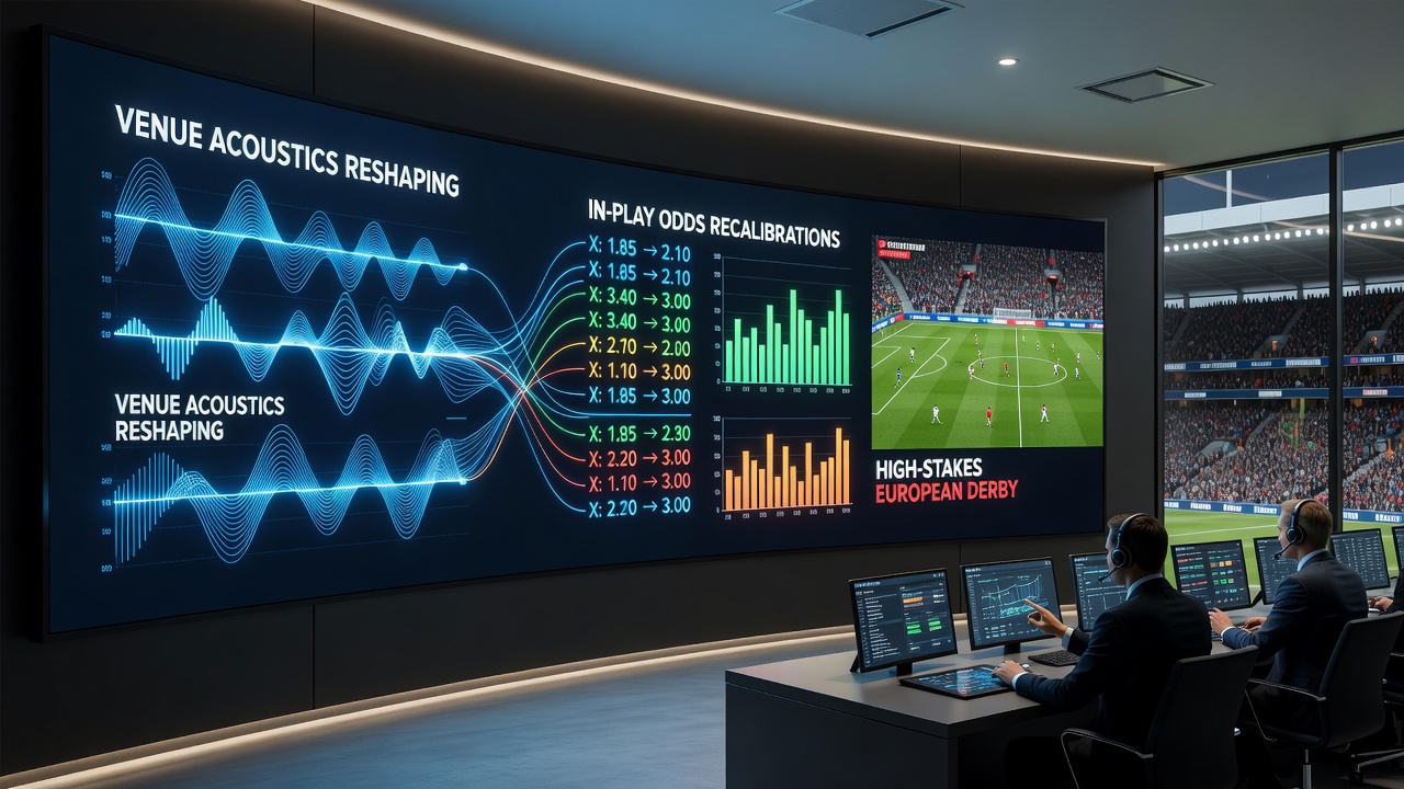 Analyse von Schallpegeln und Wettquoten in einem Live-Fußballspiel